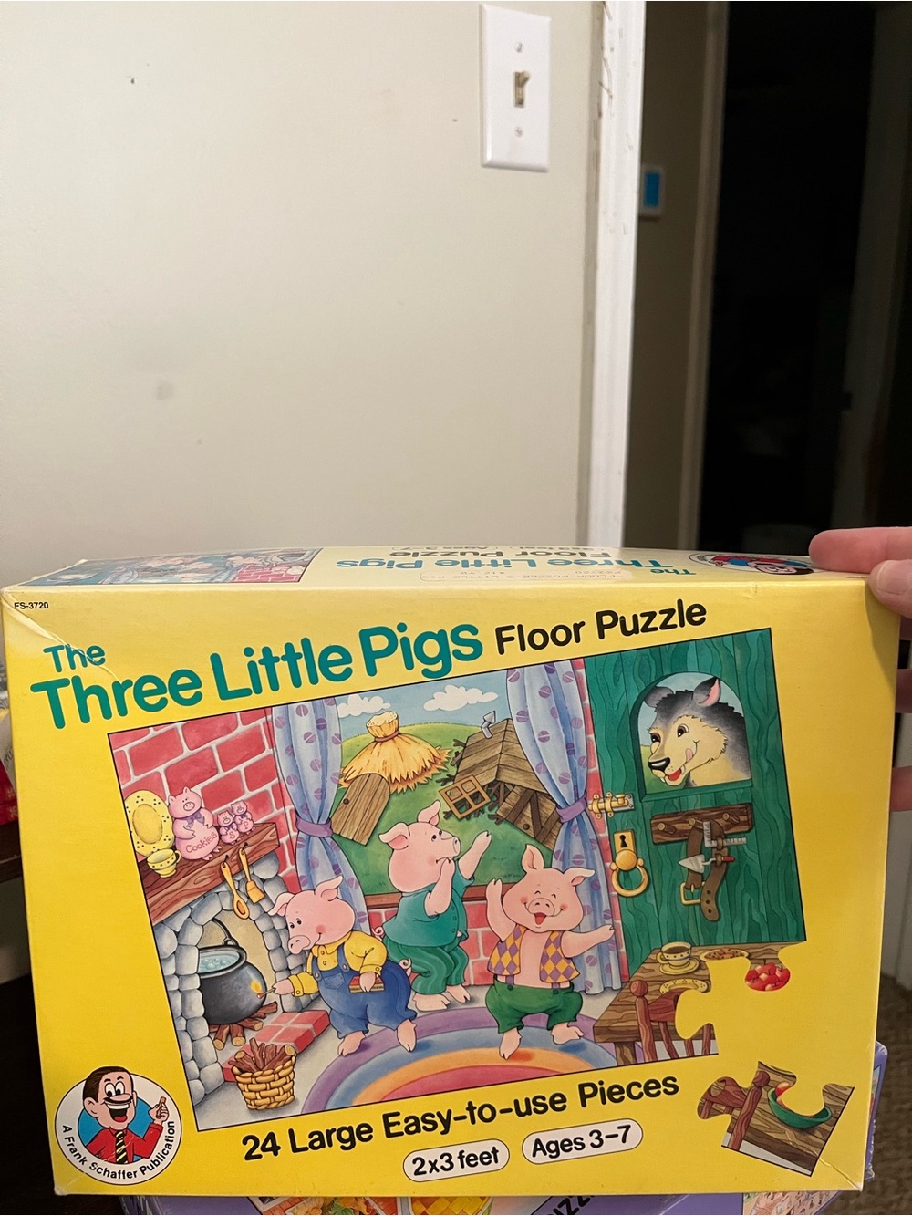 The Three Little Pigs Floor Puzzle - Yellow
